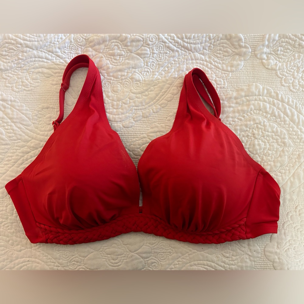 38DD Red Bikini Top